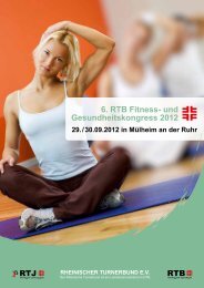 6. RTB Fitness- und Gesundheitskongress 2012