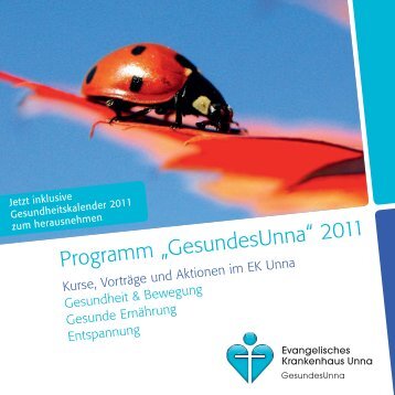 Programm â€žGesundesUnnaâ€œ 2011 - Evangelisches Krankenhaus ...