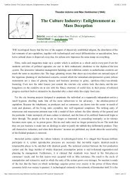 Horkheimer/Adorno: The Culture Industry.pdf - kareneliot.de