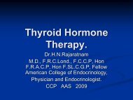 Thyroid Hormone Therapy.