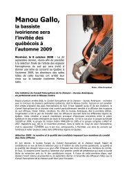 Dossier de prÃ©sentation (pdf) - Summum communications