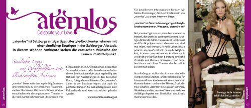 atemlos atemlos â€žatemlosâ€œ ist Salzburgs einzigartiges Lifestyle ...