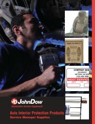 Auto Interior Protection Products - JohnDow Industries, Inc