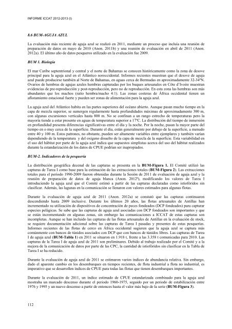 INFORME del perÃ­odo bienal, 2012-13 IÂª PARTE (2012) - Vol ... - Iccat