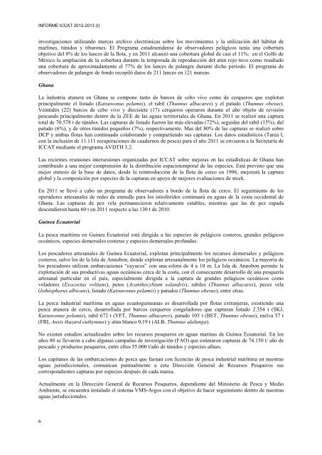 INFORME del perÃ­odo bienal, 2012-13 IÂª PARTE (2012) - Vol ... - Iccat