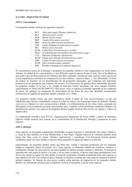 INFORME del perÃ­odo bienal, 2012-13 IÂª PARTE (2012) - Vol ... - Iccat