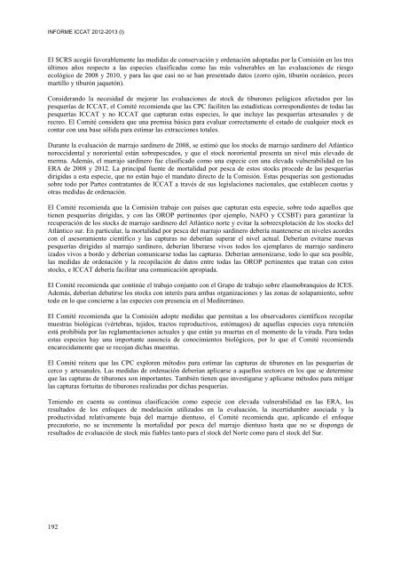 INFORME del perÃ­odo bienal, 2012-13 IÂª PARTE (2012) - Vol ... - Iccat