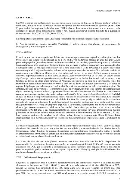 INFORME del perÃ­odo bienal, 2012-13 IÂª PARTE (2012) - Vol ... - Iccat