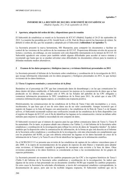 INFORME del perÃ­odo bienal, 2012-13 IÂª PARTE (2012) - Vol ... - Iccat