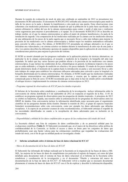 INFORME del perÃ­odo bienal, 2012-13 IÂª PARTE (2012) - Vol ... - Iccat