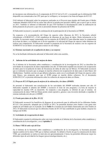 INFORME del perÃ­odo bienal, 2012-13 IÂª PARTE (2012) - Vol ... - Iccat