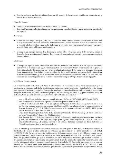 INFORME del perÃ­odo bienal, 2012-13 IÂª PARTE (2012) - Vol ... - Iccat