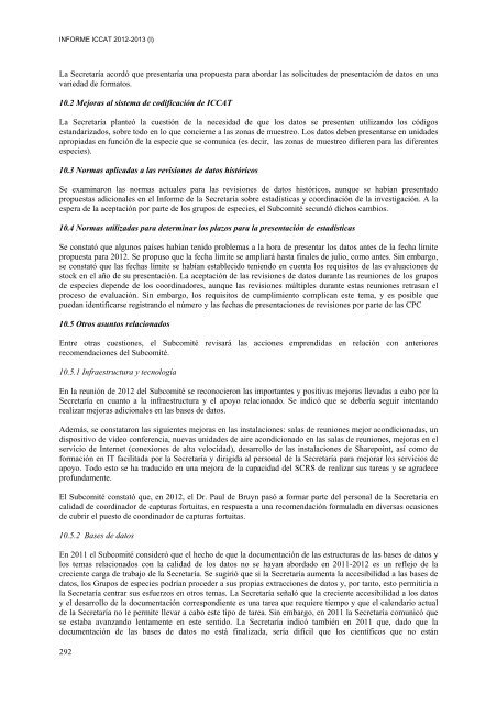 INFORME del perÃ­odo bienal, 2012-13 IÂª PARTE (2012) - Vol ... - Iccat