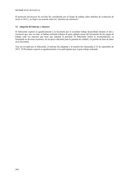 INFORME del perÃ­odo bienal, 2012-13 IÂª PARTE (2012) - Vol ... - Iccat