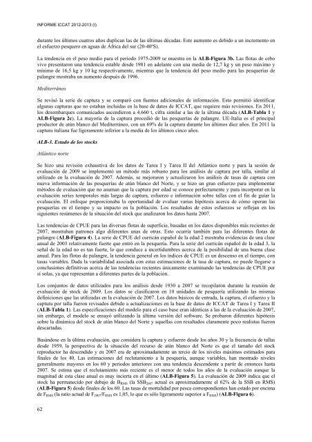 INFORME del perÃ­odo bienal, 2012-13 IÂª PARTE (2012) - Vol ... - Iccat