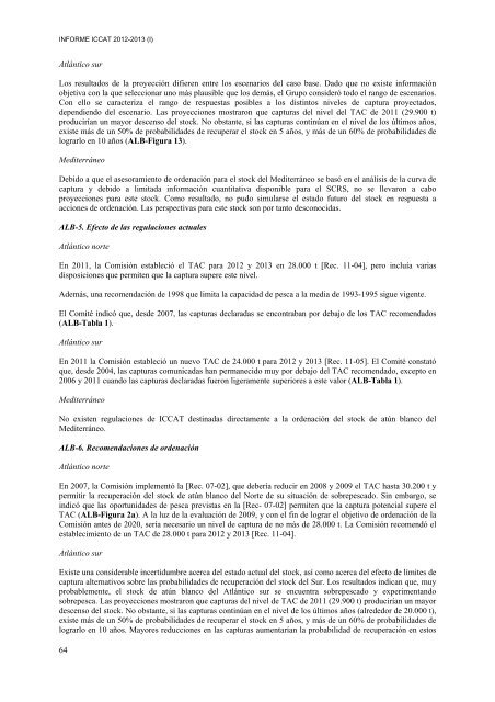 INFORME del perÃ­odo bienal, 2012-13 IÂª PARTE (2012) - Vol ... - Iccat