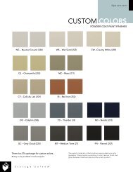 Spacesaver Custom Color Chart - Modern Office Systems