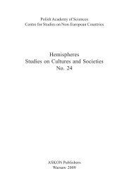 Hemispheres Studies on Cultures and Societies No. 24