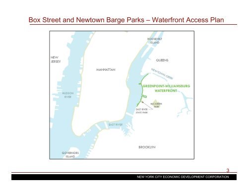 Box Street and Newtown Barge Parks - NYCEDC