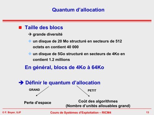 Gestion de mÃ©moire secondaire - Sardes