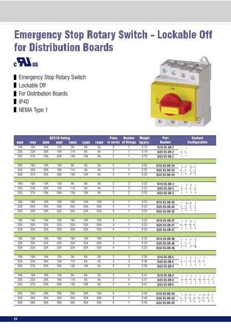 IMO Solar Isolator Range Brochure