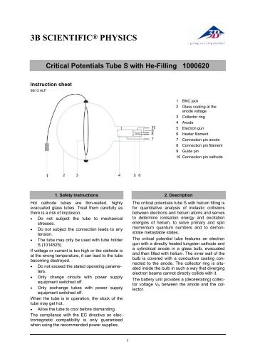 3B SCIENTIFIC® PHYSICS - American 3B Scientific