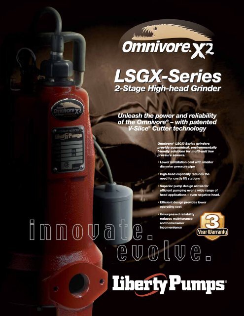 LSGX200-Series Omnivore - Liberty Pumps
