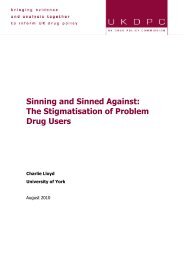 Sinning and Sinned Against - Canadian Harm Reduction Network