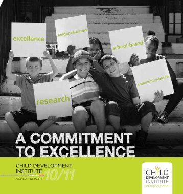 2010/2011 Annual Report - Child Development Institute