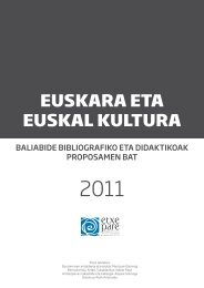 EUSKARA ETA EUSKAL KULTURA - Etxepare, Euskal Institutua