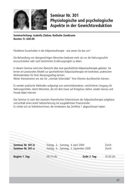 Das Aus- und Weiterbildungsangebot IKP - CH-EABP