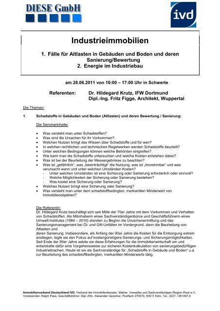 Einladung Seminar Neu Diese Gmbh - 