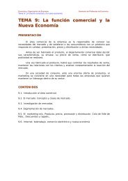 TEMA 9: La funciÃ³n comercial y la Nueva EconomÃ­a - Ecobachillerato