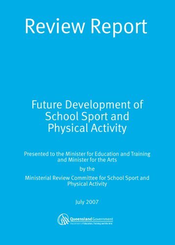 Future Development of School Sport - Education Queensland ...