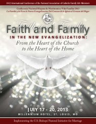 Faith and Family - Monthly Mailing