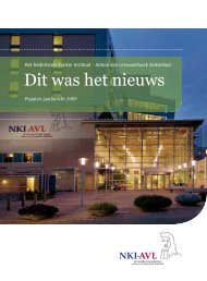 Dit was het nieuws - NKI / AvL