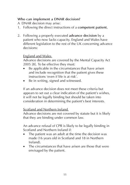 Do Not Attempt Resuscitation (DNAR) Decisions in the ... - aagbi