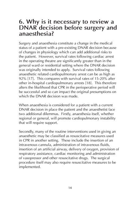 Do Not Attempt Resuscitation (DNAR) Decisions in the ... - aagbi