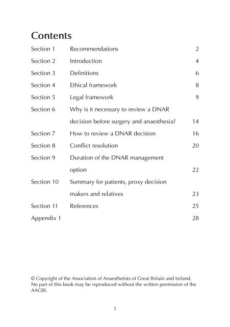 Do Not Attempt Resuscitation (DNAR) Decisions in the ... - aagbi