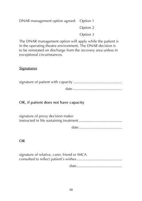 Do Not Attempt Resuscitation (DNAR) Decisions in the ... - aagbi