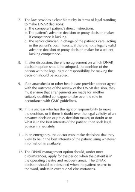 Do Not Attempt Resuscitation (DNAR) Decisions in the ... - aagbi