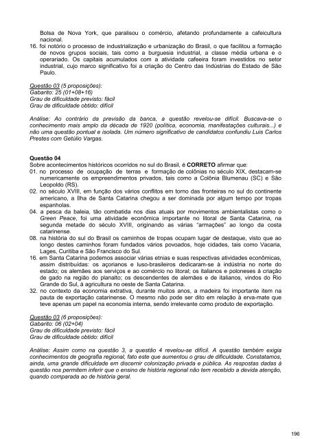 RelatÃ³rio Oficial Completo [PDF] - Vestibular UFSC/2010