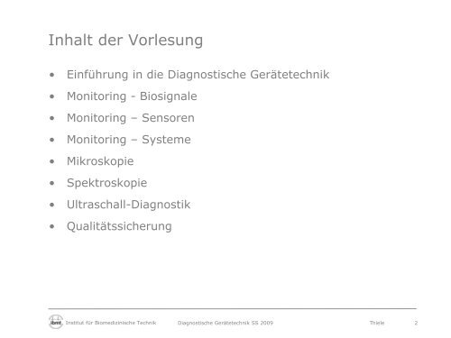 Diagnostische Gerätetechnik - Fakultät Elektrotechnik und ...