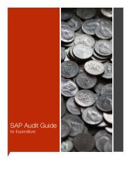 SAP Audit Guide - Expenditure - Layer Seven Security