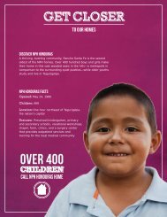 NPH Honduras Fact Sheet (PDF) - Friends of the Orphans