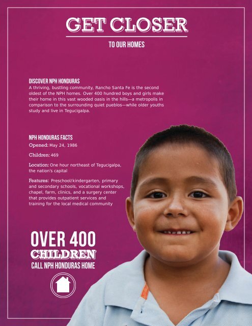 NPH Honduras Fact Sheet (PDF) - Friends of the Orphans