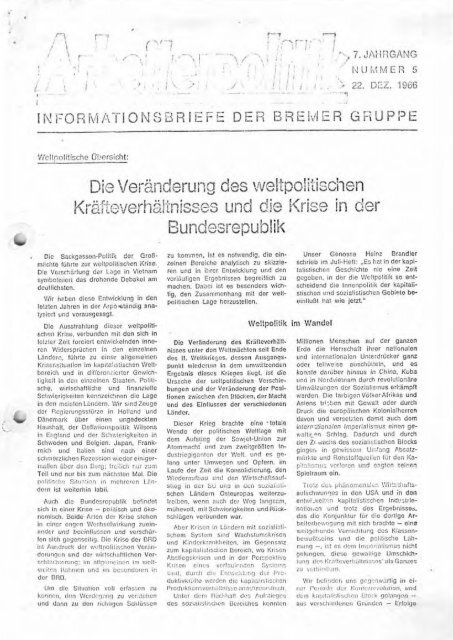 C - der Gruppe Arbeiterpolitik