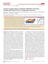 Channel Length Scaling in Graphene Field-Effect Transistors ...