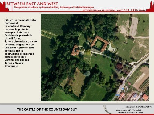 the castle of the counts sambuy