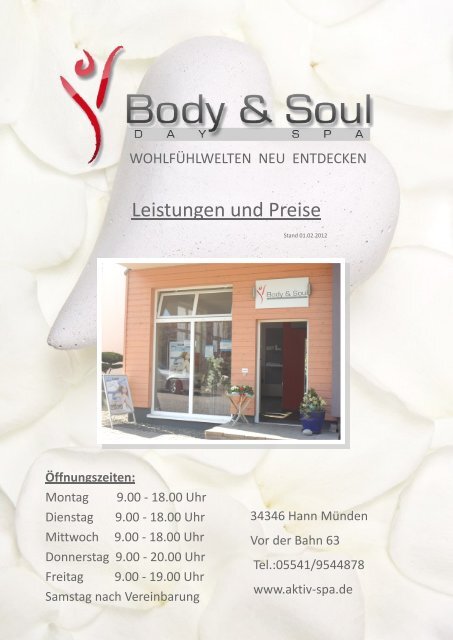 NEU!!! - Body & Soul - Wellness Hann. Münden